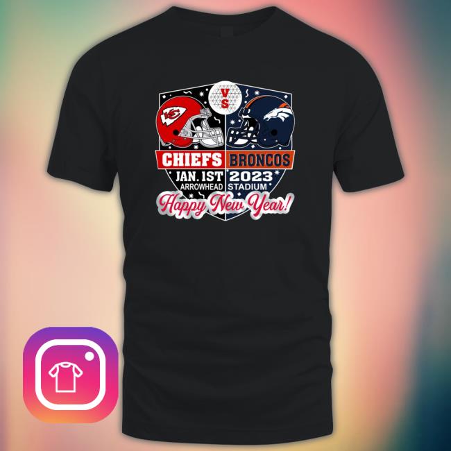 Official Kansas City Chiefs Vs Denver Broncos Jan 1st 2023 Arrowhead Stadium Happy New Year Cap
