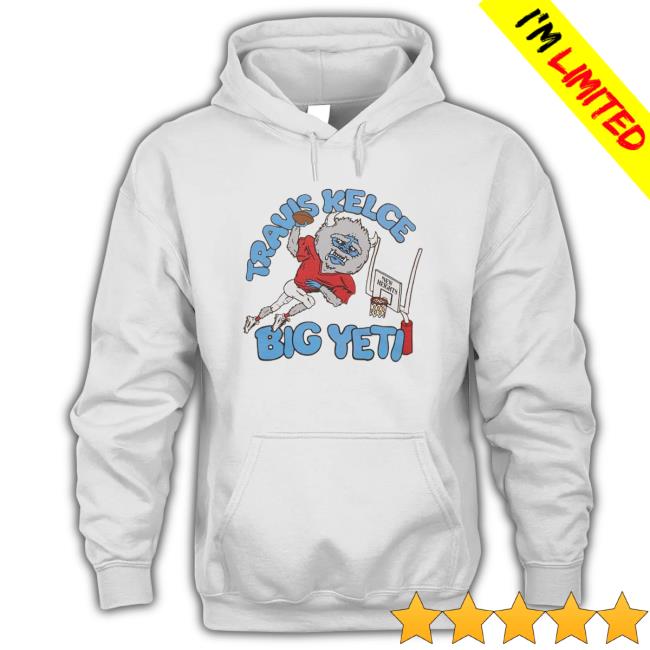 Travis Kelce Big Yeti Crewneck Sweatshirt Travis Kelce Big Yeti Long Sleeve Shirt