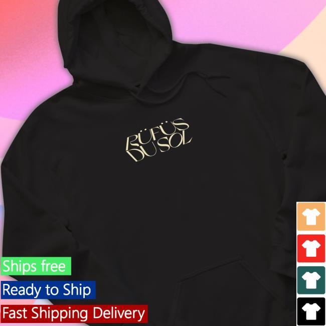 Rufus Du Sol Tour Dates Black T-Shirt