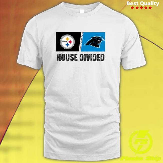 Official Pittsburgh Steelers vs Carolina Panthers House Divided Shirt