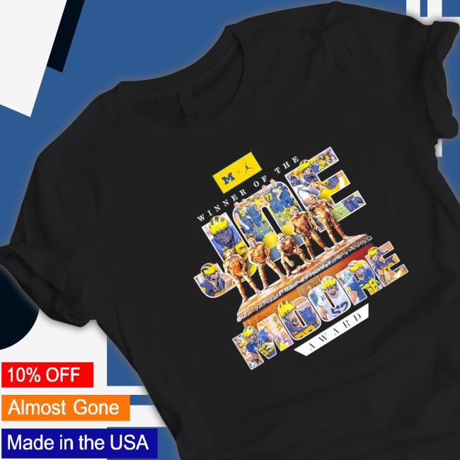 Official Joe Moore Winner Of The Award Michigan Wolverines Hooded Sweatshirt