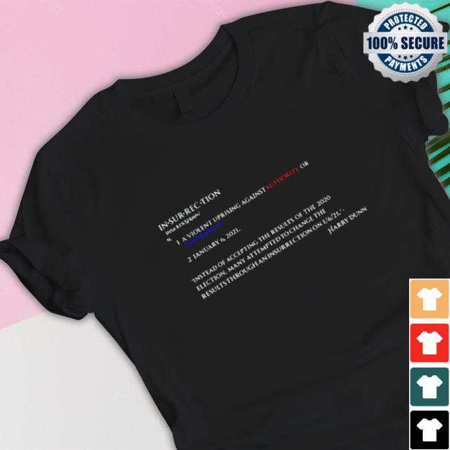 Official Insurrection Definition A Violent Uprising Against An Authority Or Government Hooded Sweatshirt