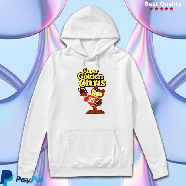 Official Awesome super golden Chris Jones football Hoodie Official Awesome super golden Chris Jones football Hooded Sweatshirt