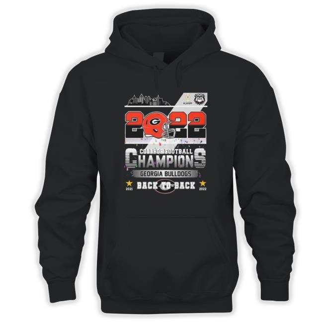 Georgia Bulldogs 2022 College Football Champions Back To Back 2021 2022 Shirts