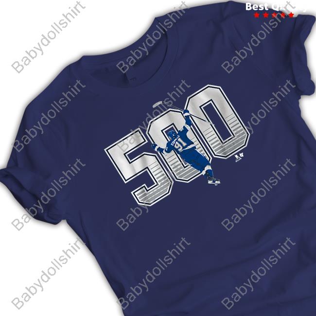 Breakingt Steven Stamkos 500 Goals TankTop Tampa Bay Lightning Tampa Bay Lightning Steven Stamkos 500 Goals Shirt