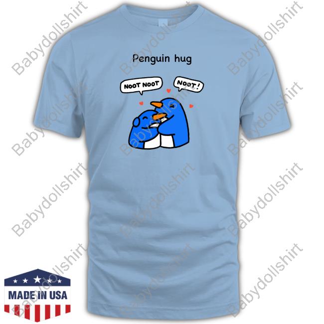 Greb Comics Merch Penguin Hug Tee Grebcomics Greb Comics Merch Penguin Hug Tee Shirt