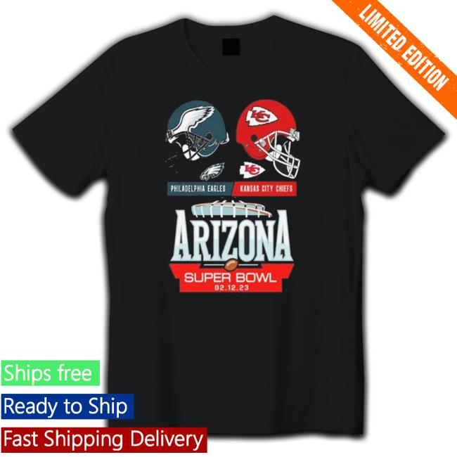 Philadelphia Eagles Vs Kansas City Chiefs Super Bowl 57 Lvii Shirts