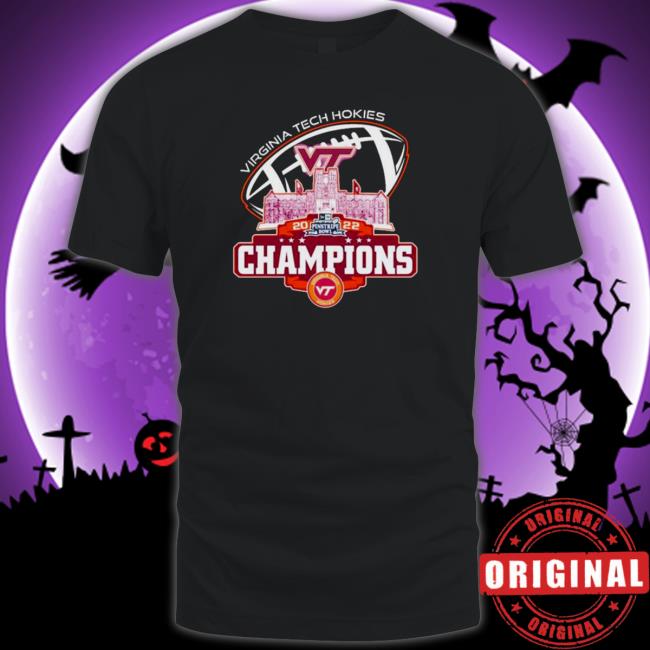 Virginia Tech Hokies City Pinstripe Bowl City 2022 Champions TShirts Official Virginia Tech Hokies City Pinstripe Bowl City 2022 Champions Tee Shirts