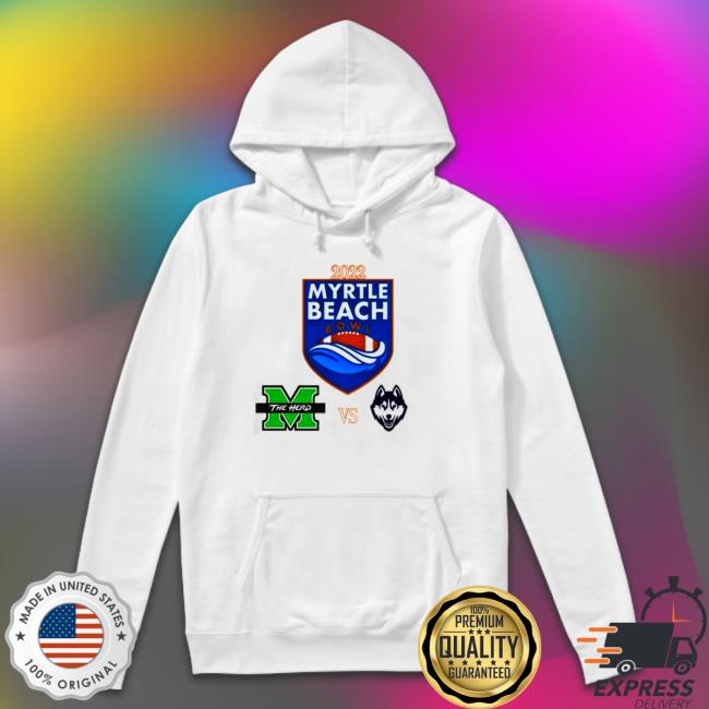 Official Uconn Vs Marshall 2022 Myrtle Beach Bowl Matchup Shirts