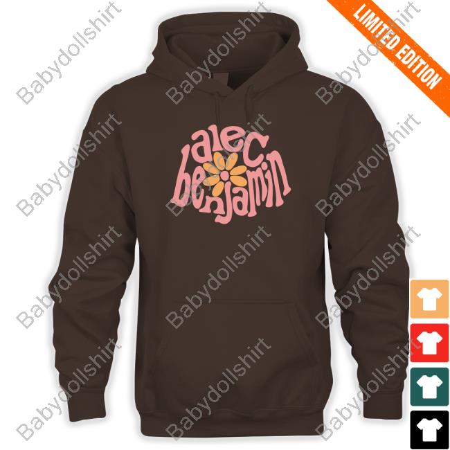 Alec Benjamin Merch Wavy Flower Tee Shirt Alec Benjamin Merch Wavy Flower Tee