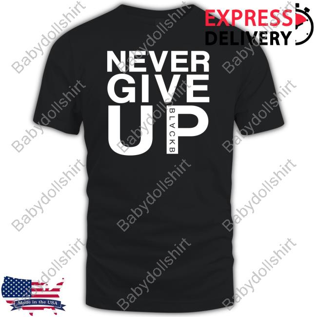 Mo Salah Never Give Up Black B Tee