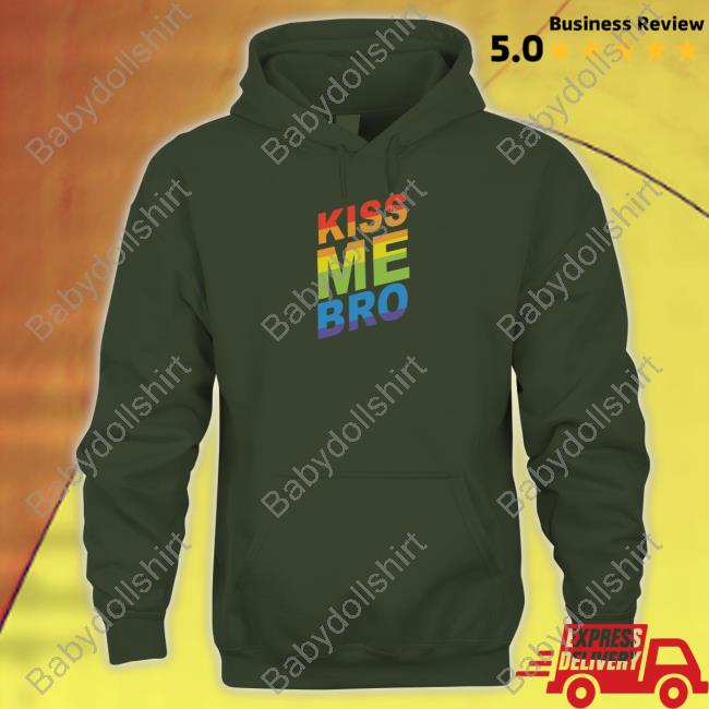 Kiss Me Bro Tee Shirt Wicked Naughty Store Kiss Me Bro Shirt Wicked Naughty Apparel