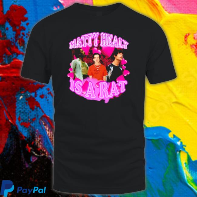 Matty Healy Is A Rat Shirts Matty Healy Is A Rat Crewneck Sweatshirt