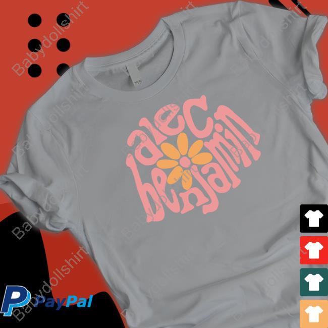 Alec Benjamin Merch Wavy Flower Tee Shirt Alec Benjamin Merch Wavy Flower Tank