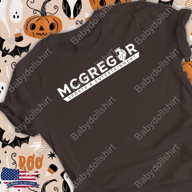 Mcgregor Sports & Entertainment Logo Shirts Official Mcgregor Sports & Entertainment Tee Shirt