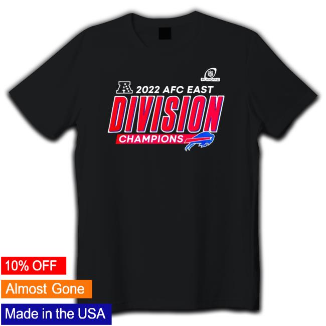 Official Funny buffalo Bills 2022 AFC East Division Champions Hooded Sweatshirt