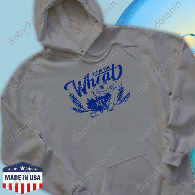 Wave The Wheat Sweatshirt Wave The Wheat Tee Kansas Women's Basketball