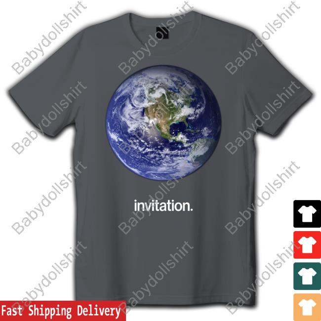 Invitation Tee F1 Race Earth Invitation Shirt