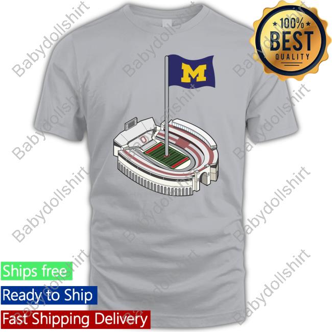 Britt Brianzivino Michigan Football Stadium The Shoe Tee Shirt