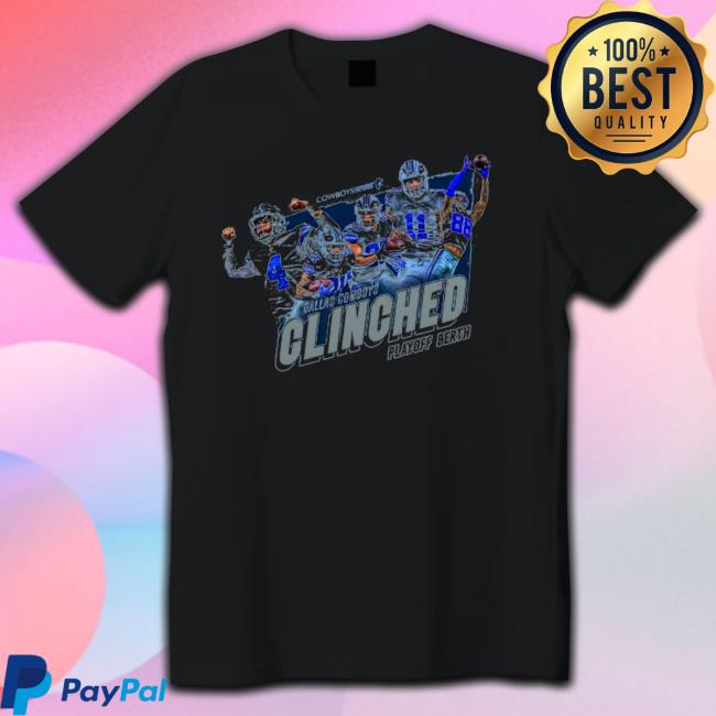 Cowboys clinch playoff NFC 2022 Tee Shirt Cowboys clinch playoff NFC 2022 Shirts