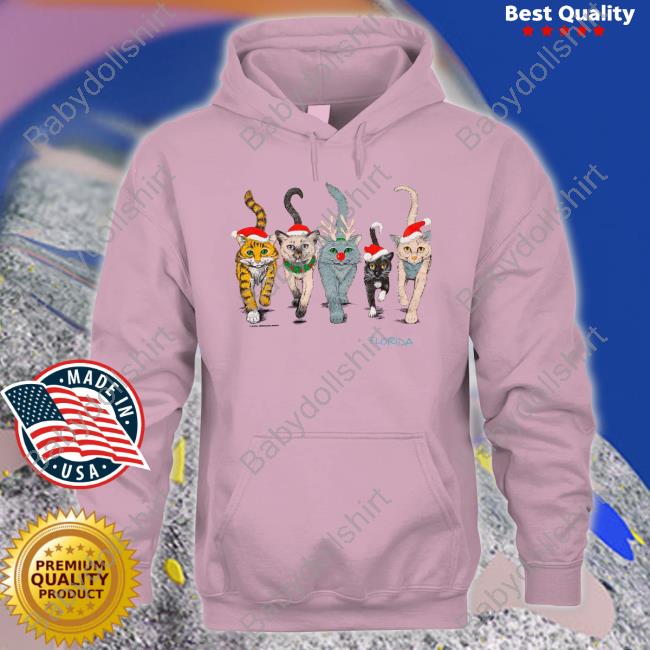 Taylor Swift 90S Florida Christmas Cats T Shirt Time For Memories Merch