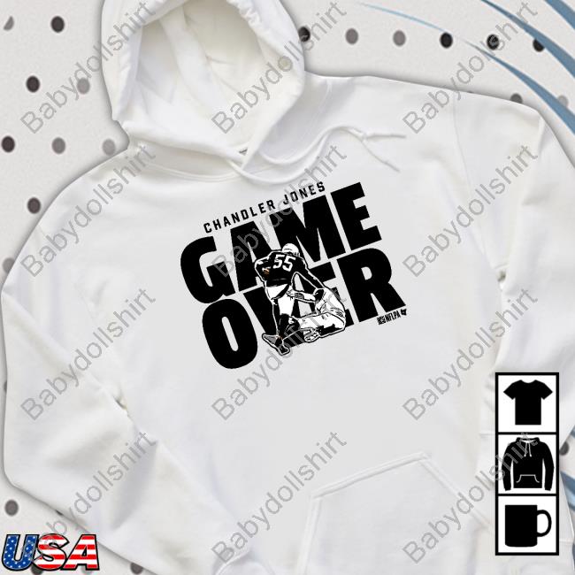Official Chandler Jones Game Over Shirt Breakingt Merch Chandler Jones Stiff Arm Game Over Shirt Darren Rovell