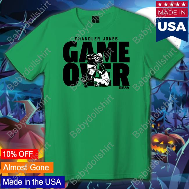 Official Chandler Jones Game Over Shirt Breakingt Chandler Jones Stiff Arm Game Over Shirt Darren Rovell