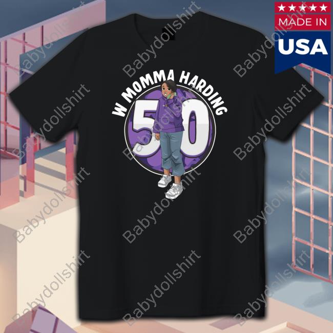 W Momma Harding Black Tee