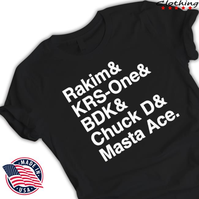 Rakim Krs-One Bdk Chuck D Masta Ace Sweatsh