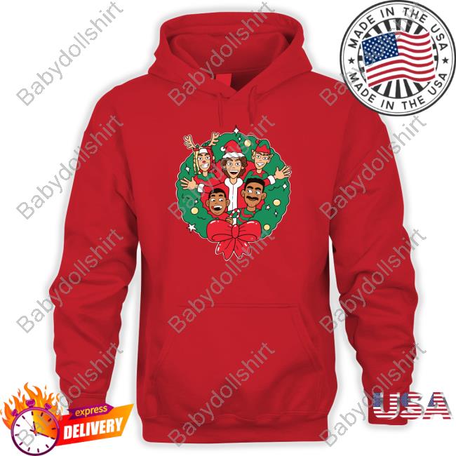 Wreath Christmas Sweatshirt