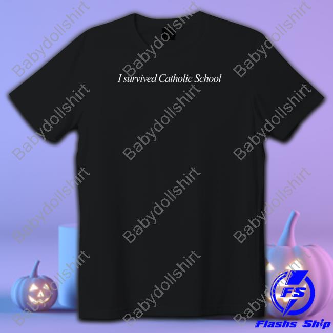 Edgewoodcollective I Survived Catholic School Hoodie