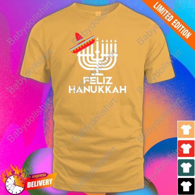Feliz Hanukkah Tee Shirt Noah Fence Feliz Hanukkah Sweatshirt