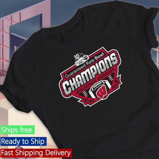 Wisconsin Badgers 2022 Guaranteed Rate Bowl Champions Long Sleeve Shirt