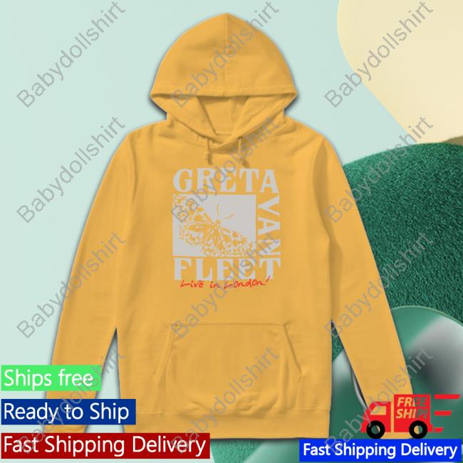 Greta Van Fleet Butterfly Live In London Sweatshirt