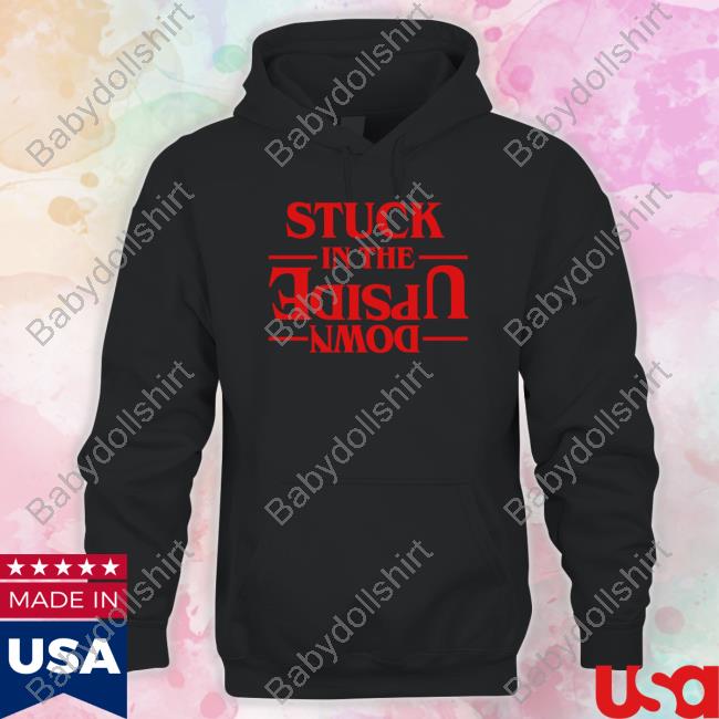 Stranger Things Stuck In The Upside Down Tee Shirt