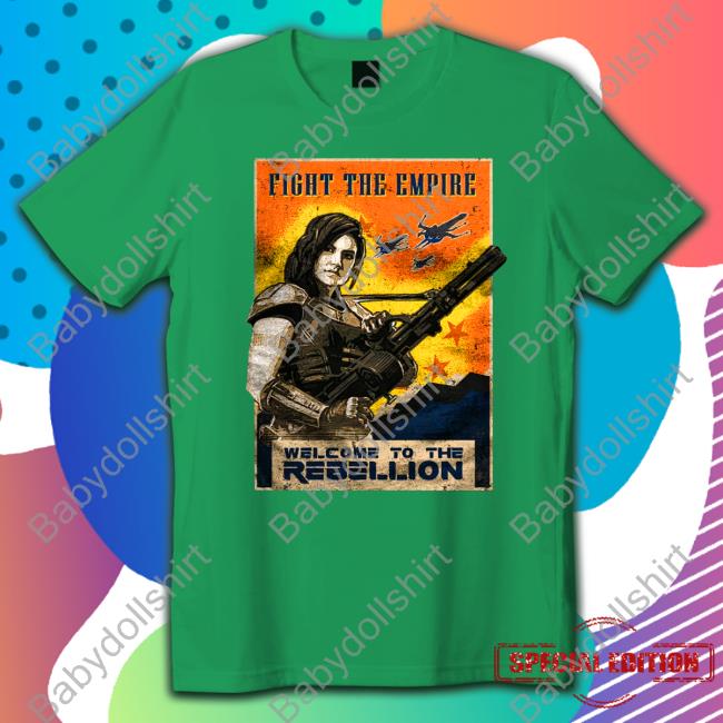 Fight The Empire Welcome To The Rebellio T Shirt 300Mirrors Shopper Board Merch