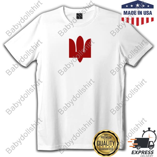 White Red Tryzub Shirts Ua-Shirt Merch Official White Red Tryzub Long Sleeve Tee Shirt