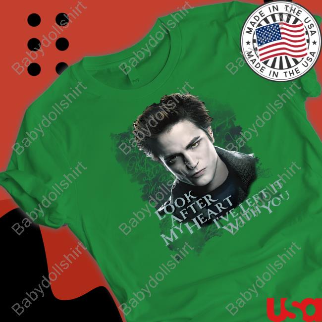 The Twilight Saga Look After My Heart I've Left It With You Shirt Lionsgate Shop