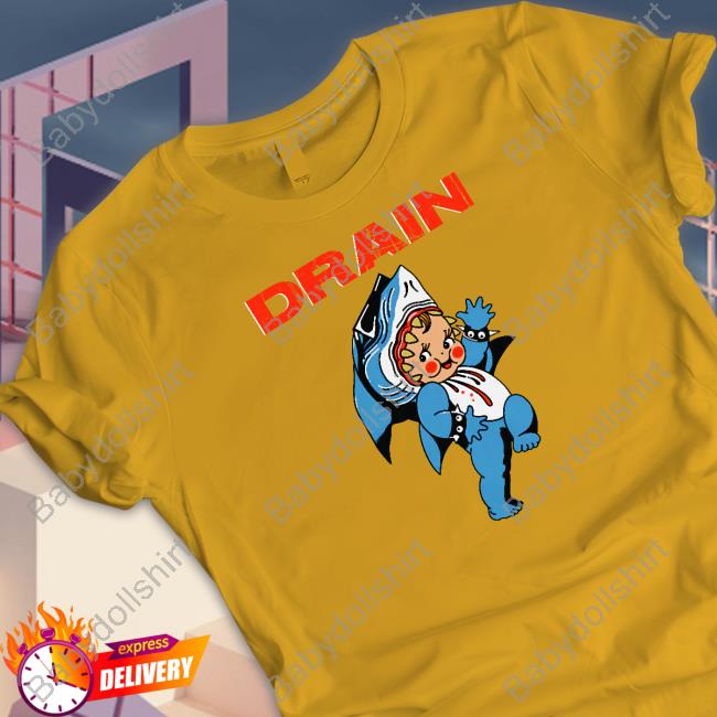 Drain Sharkbaby Hoodie Drain Band Merch Drain Sharkbaby Hooded Sweatshirt