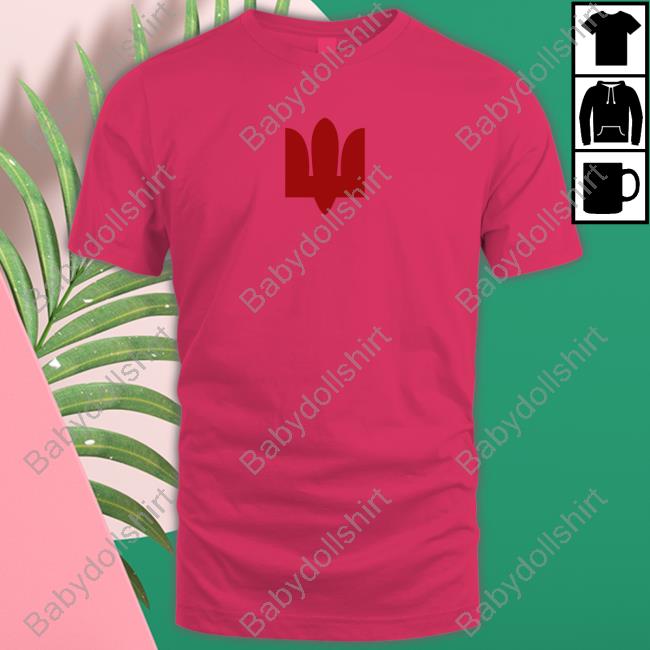 White Red Tryzub Shirts Ua-Shirt Merch Official White Red Tryzub Hoodie