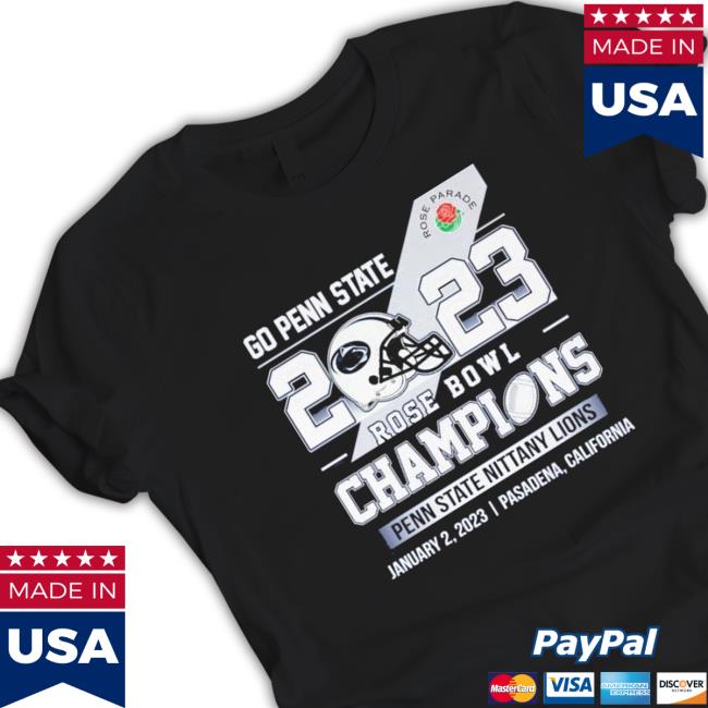 Go Penn State 2023 Rose Bowl Champions Penn State Nittany Lions Long Sleeve Shirt