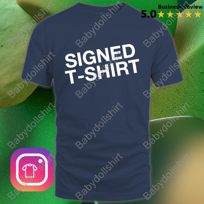 Iameden Signed T-Shirt Tee Shirt Iameden Store Signed T-Shirt Long Sleeved T Shirt