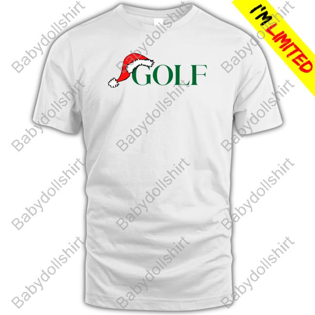 Golf Santa T Shirt Golf Santa Tee Shirt