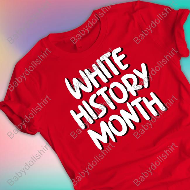 Official White History Month Tee Shirt