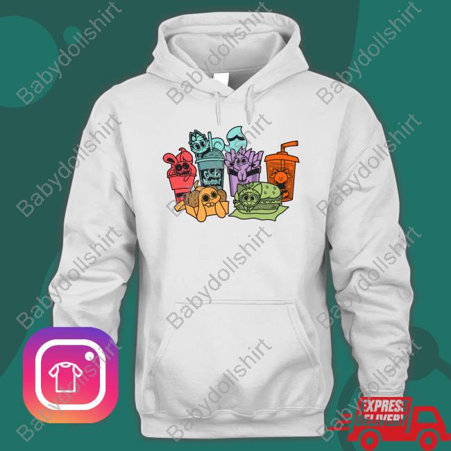 Buzzfeed Shop Chikn Nuggit Fast Food Friends Sweatshirt
