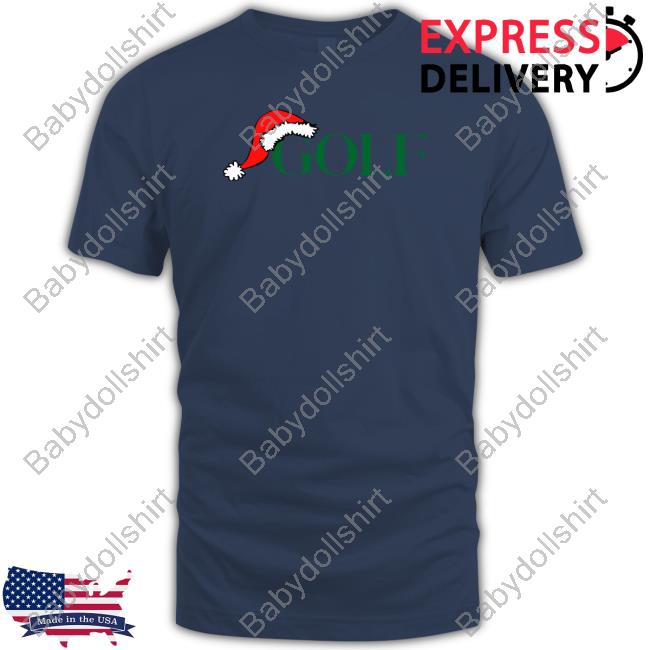 Golf Santa T Shirt Golf Santa Tee Shirt