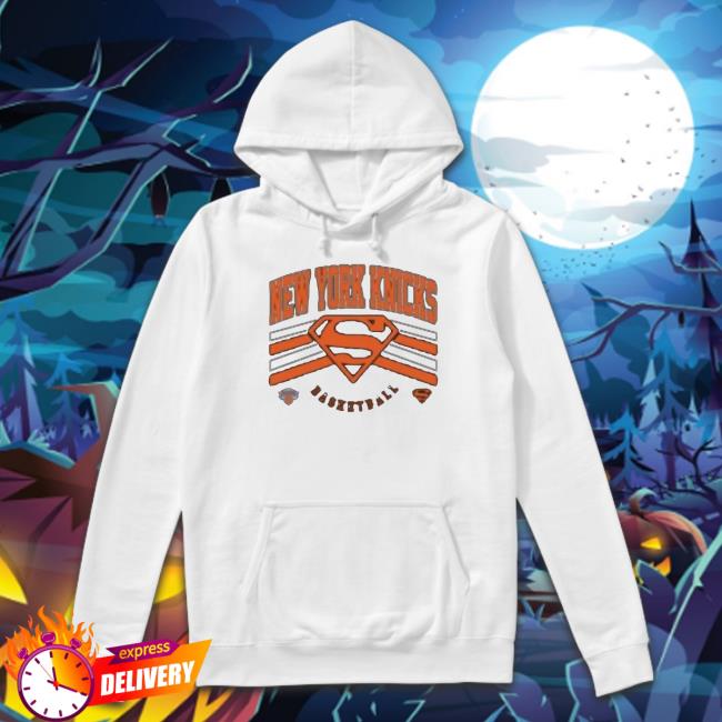2023 New York Knicks Basketball Dc Superman Sweater 2023 New York Knicks Basketball Dc Superman Sweater
