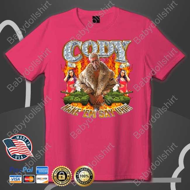 Cody Rhodes Cody Make Em Say Uhh Long Sleeve Tee Covalent TV WWE