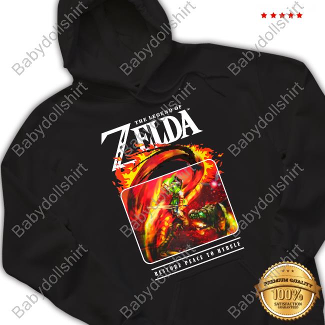 The Legend Of Zelda Restore Peace To Hyrule Tee Isaac Morris Merch Yungkurly