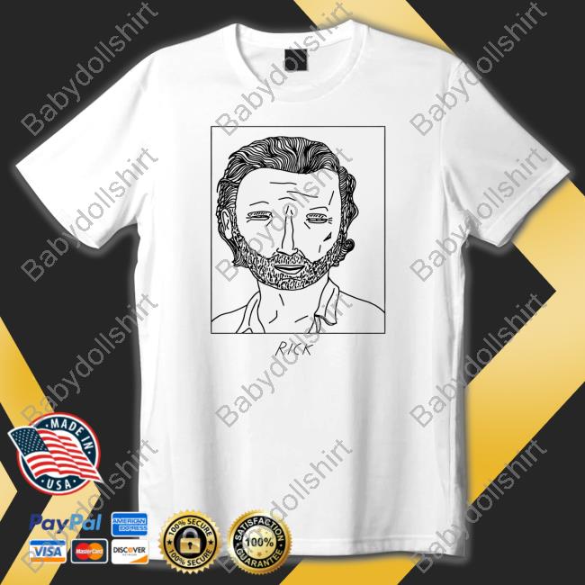 Official Badly Drawn Rick Grimes Walking Dead Cap